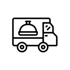 Truck icon symbol vector image illustration