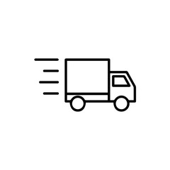 Truck icon symbol vector image illustration