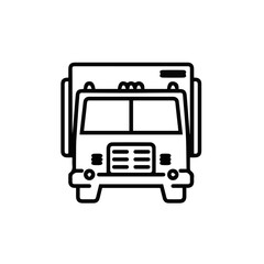 Truck icon symbol vector image illustration