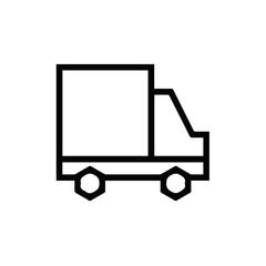 Truck icon symbol vector image illustration