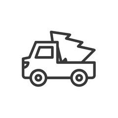 Truck icon symbol vector image illustration