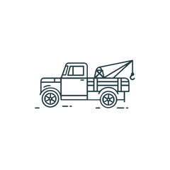 Truck icon symbol vector image illustration
