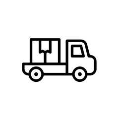 Truck icon symbol vector image illustration