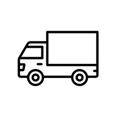 Truck icon symbol vector image illustration

