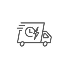 Truck icon symbol vector image illustration
