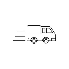Truck icon symbol vector image illustration
