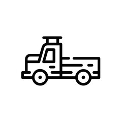 Truck icon symbol vector image illustration
