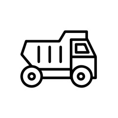 Truck icon symbol vector image illustration
