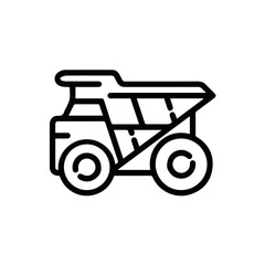 Truck icon symbol vector image illustration
