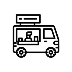 Truck icon symbol vector image illustration
