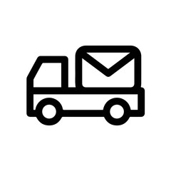 Truck icon symbol vector image illustration
