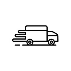 Truck icon symbol vector image illustration
