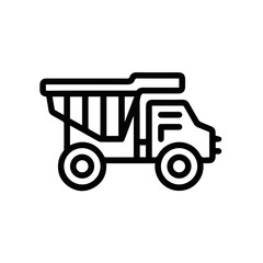 Truck icon symbol vector image illustration
