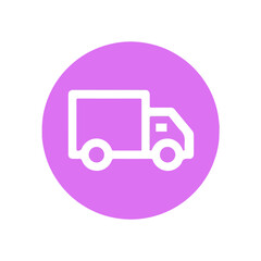 Truck icon symbol vector image illustration
