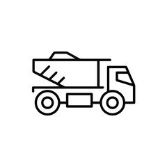 Truck icon symbol vector image illustration
