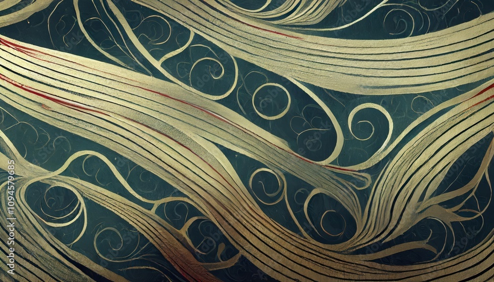 Poster abstract lines as decorative wallpaper background texture with dynamic patterns, elegant geometric d