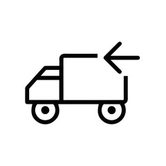Truck icon symbol vector image illustration
