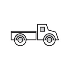 Truck icon symbol vector image illustration
