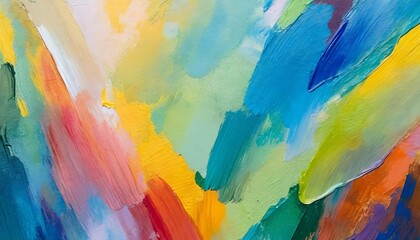 Obraz premium Abstract Multicolored Painting Wallpaper: A Modern Blend of Vibrant Colors and Contemporary Textures, Perfect for Interior Design, Artistic Displays, or Enhancing Digital and Creative Spaces