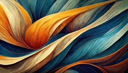 Modern abstract organic lines wallpaper texture in soft, minimalist tones with fluid, wavy patterns ideal for digital backgrounds, contemporary interior design, or artistic visual projects.