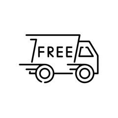 Truck icon symbol vector illustration
