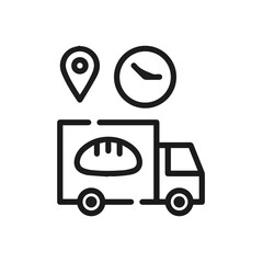 Truck icon symbol vector illustration
