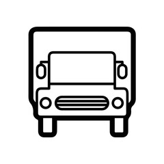 Truck icon symbol vector illustration
