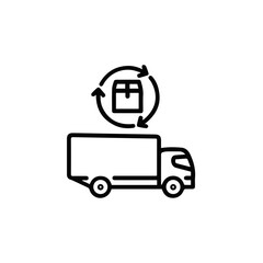 Truck icon symbol vector illustration
