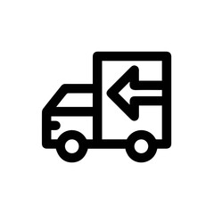 Truck icon symbol vector illustration
