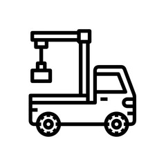 Truck icon symbol vector illustration
