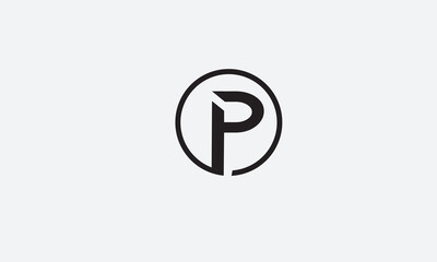 P, PP, P Abstract Letters Logo Monogram