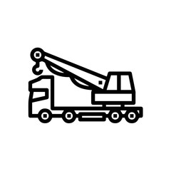 Naklejka premium Truck icon symbol vector illustration 
