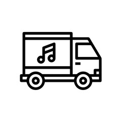 Truck icon symbol vector illustration
