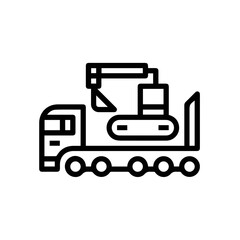 Truck icon symbol vector illustration
