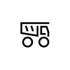 Truck icon symbol vector illustration
