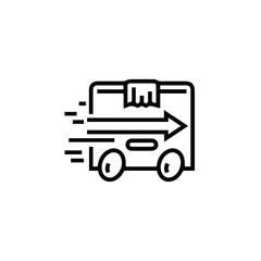 Truck icon symbol vector illustration
