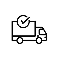 Truck icon symbol vector illustration
