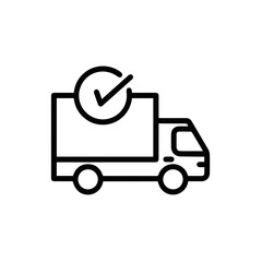 Truck icon symbol vector illustration
