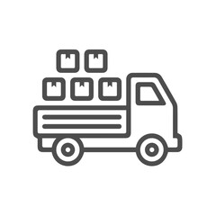 Truck icon symbol vector illustration
