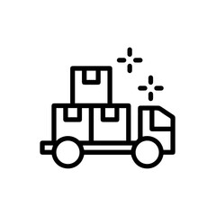 Truck icon symbol vector illustration
