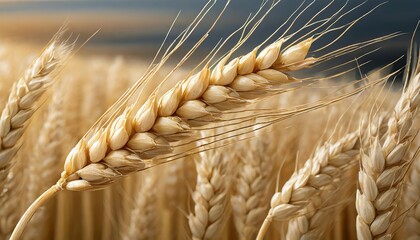 Naklejka premium High-quality image of a golden ear of wheat isolated on a transparent or white background, perfect for agricultural designs, food industry concepts, grain-related projects, and organic