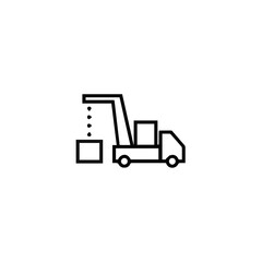 Truck icon symbol vector illustration
