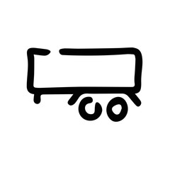 Truck icon symbol vector illustration
