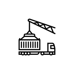 Truck icon symbol vector illustration
