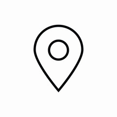 location position direction mark icon vector sign