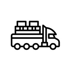 Truck icon symbol vector illustration
