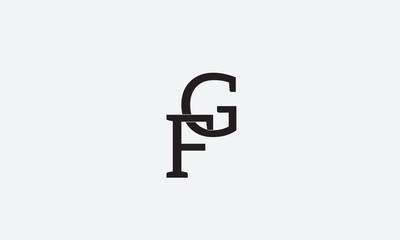 FG, GF, G, F Abstract Letters Logo Monogram