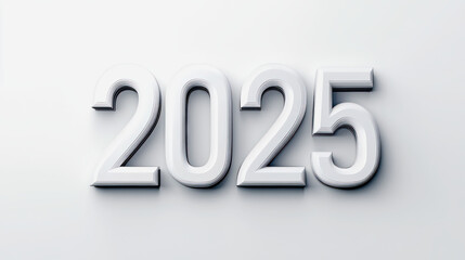 Modern 2025 design reflecting future trends in typography and art. Generative AI