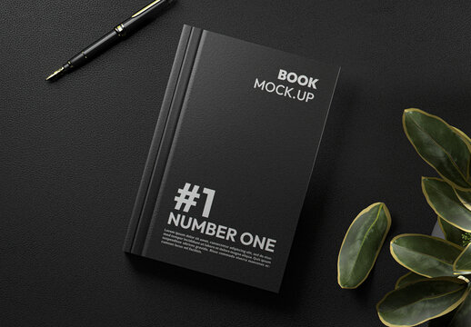 Leather Cover Book Mockup