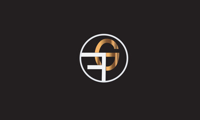  FG, GF, G, F Abstract Letters Logo Monogram